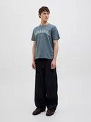 Koszulki męskie - Jack & Jones Koszulka "Almeria" w kolorze niebieskim - miniaturka - grafika 1