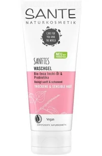 Sante ŻEL DO MYCIA TWARZY OLEJ INCA INCHI I PROBIOTYKI ECO 100 ml - - Żele do mycia twarzy - miniaturka - grafika 1