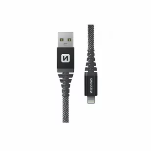 SWISSTEN Kevlarowy kabel do ładowania USB Lightning, 1,5 m - Inne akcesoria audio-wideo - miniaturka - grafika 1