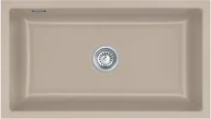 Zlewozmywaki - Zlewozmywak ceramiczny SYSTEMCERAM Mera 80 U Fango Korek automatyczny 5370 02 23 - miniaturka - grafika 1