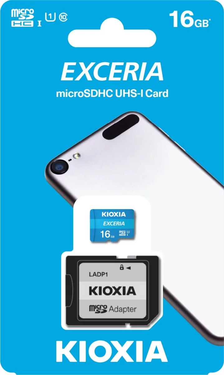 KIOXIA Exceria microSDHC 16GB (LMEX1L016GG2)