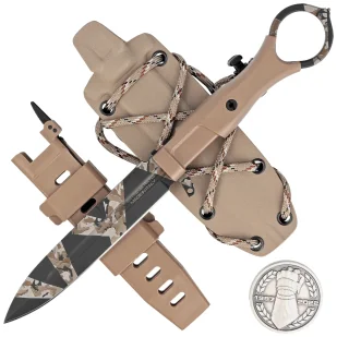 Nóż Extrema Ratio Misericordia Ranger LE No 087/400 Desert FRN, Geotech Camo N690 (04.1000.0479/BW) - Noże - miniaturka - grafika 4