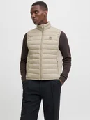 Garnitury - Jack&Jones męska kamizelka bezrękawnik JJEBRADLEY LIGHT BODYWARMER COLLAR NOO 12280973 CROCKERY-XL - miniaturka - grafika 1