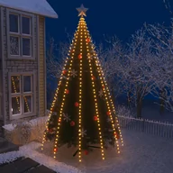 Oświetlenie świąteczne - vidaXL Połączone lampki choinkowe, siatka 500 LED, IP44, 500 cm - miniaturka - grafika 1