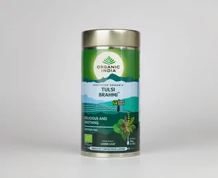 Organic India Tulsi Brahmi BIO, puszka 100 g - Herbata - miniaturka - grafika 1