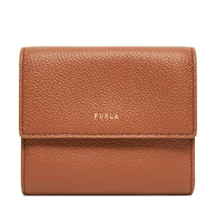 Mały Portfel Damski Furla Goccia M Compact WP00469 BX3036 KH RY000 Brązowy - Portfele - miniaturka - grafika 1