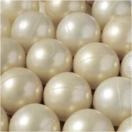 Suche baseny - Piłki Kulki do Suchego Basenu Perłowe Złote dla Dzieci MISIOO 6 cm 500 szt - miniaturka - grafika 1