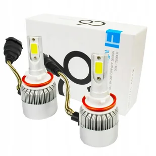 Zestaw Led Cob H11 C6 72W 7600lm żarówki Dzień/noc - Żarówki samochodowe - miniaturka - grafika 1