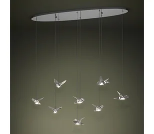 Eglo 390401 - LED Żyrandol ściemnialny na lince PARATEBUENO 8xLED/4,2W/230V chrom - Lampy sufitowe - miniaturka - grafika 1