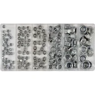 Śruby i nakrętki - Yato 146 SZT NAKRĘTĘK METRYCZNYCH Z ZABEZPIECZENIEM. MIX YT-06774 YT-06774 - miniaturka - grafika 1