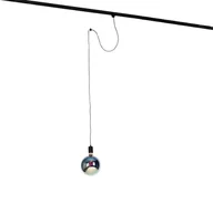 Lampy sufitowe - QAZQA Lampa wisząca z zawieszeniem szynowym czarny w tym LED G200 - Cavalux - miniaturka - grafika 1