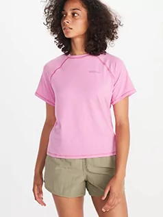 Koszulki i topy damskie - Marmot Damska koszulka funkcyjna Wm's Windridge SS, oddychająca koszulka sportowa z krótkim rękawem, szybkoschnąca koszulka do fitnessu, Wild Orchid, XS - grafika 1