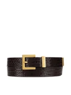 Paski - Gino Rossi Pasek Damski BLYL24004-3 CR Brązowy - miniaturka - grafika 1