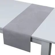 Obrusy i serwetki - Dekoria Bieżnik prostokątny srebrzysty szary 40 × 130  Velvet - miniaturka - grafika 1