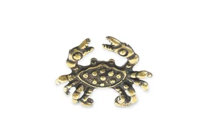 Figurka Znak Zodiaku Rak W Kolorze Złotym - Figurki dekoracyjne - miniaturka - grafika 1