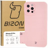 Etui i futerały do telefonów - Etui Bizon Bio Case do Apple iPhone 12 Pro, różowe - miniaturka - grafika 1