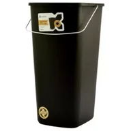 Kosze na śmieci - Prosperplast Keden kosz na śmieci compacta q basic - czarny recykling* 25 l - miniaturka - grafika 1