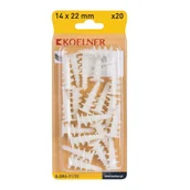 Kołki - Koelner Kołek driva nyl. 14x22mm 20szt - miniaturka - grafika 1