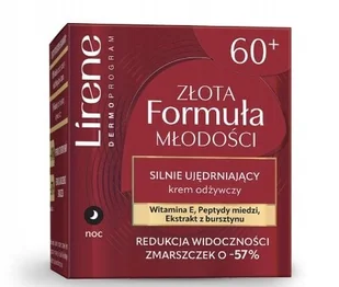 LIRENE_Złota Formuła Młodości silnie ujędrniający krem odżywczy 50ml - Kremy do twarzy - miniaturka - grafika 1