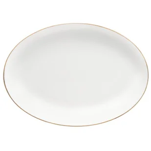 Półmisek Owalny 30 Cm Boston Gold Villa Italia - Miski i półmiski - miniaturka - grafika 1