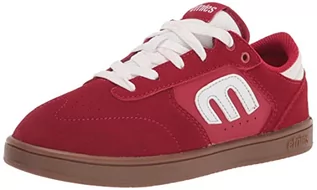 Buty dla dziewczynek - Etnies Dziecięce buty dziecięce Windrow Skate, Czerwona biała guma, 35.5 eu - grafika 1