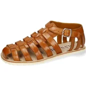 Sandały męskie - Melvin & Hamilton Sandały męskie Sam 3, brązowy, 44 EU - miniaturka - grafika 1