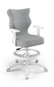 Fotele i krzesła biurowe - Krzesło Krzesło młodzieżowe Duo biały Velvet 03 rozmiar 5 WK+P - miniaturka - grafika 1