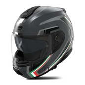 Kaski motocyklowe - Kask Szczękowy Nolan N100-6 Radiante Szary Lava/Włochy MetalXL - miniaturka - grafika 1