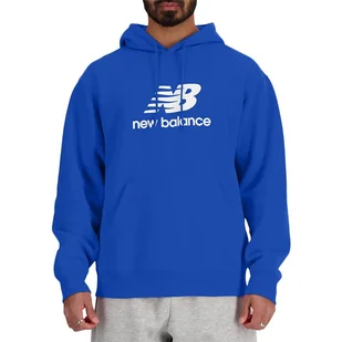Bluza New Balance MT41501BUL - niebieska - Bluzy męskie - miniaturka - grafika 1
