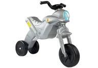 Rowerki biegowe - Motorek Biegowy Trójkołowy Enduro Jeździk Srebrny 5045 42 cm Wysokości - miniaturka - grafika 1