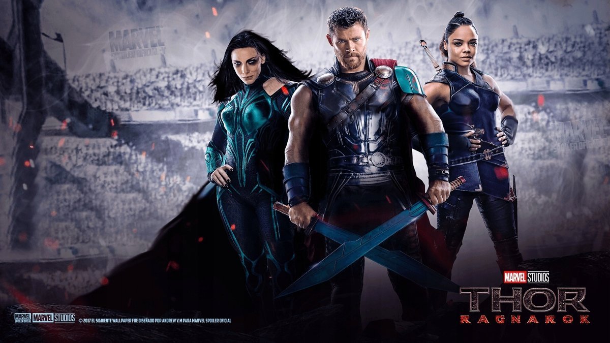 PUZZLE MARVEL AVENGERS THOR RAGNAROK A3 252 el z Nadrukiem + IMIĘ Pudełko