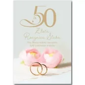 Kartki okolicznościowe i zaproszenia - Kartka okolicznościowa Rocznica ślubu 50 - miniaturka - grafika 1