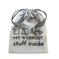 Plecaki worki - WOREK SPORTOWY NA BUTY I ODZIEŻ, TRENING, EKOLOGICZNY, Fit Sack - miniaturka - grafika 1