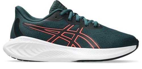 Asics Chłopięcy Gel-Cumulus 26 GS Sneakersy, Saxon Green Coral Reef, 37.5 EU