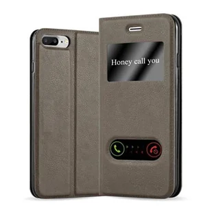 Etui ochronne Cadorabo do Apple iPhone 7 PLUS / 7S PLUS / 8 PLUS w kolorze brązowym etui na telefon komórkowy pokrowiec na książkę - Etui i futerały do telefonów - miniaturka - grafika 1