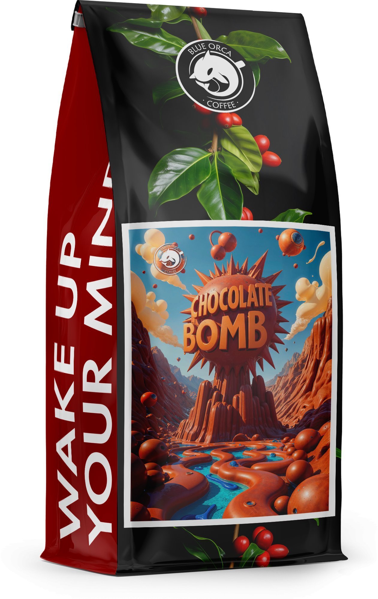 Kawa ziarnista 1kg Chocolate Bomb Blue Orca Coffee
