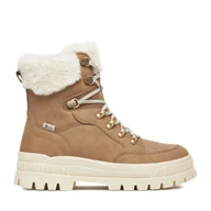 Botki damskie - Trzewiki Rieker CEO-W2174-20 Beżowy - miniaturka - grafika 1