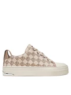 Trampki damskie - DKNY Trampki York Lace UP Sneak K2533982 Beżowy - miniaturka - grafika 1