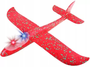 ﻿Samolot Styropianowy Szybowiec Rzutka Styropianu Led Duży Xxl 48X49Cm - Samochody i pojazdy dla dzieci - miniaturka - grafika 1