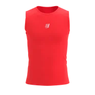 COMPRESSPORT Koszulka biegowa męska TRAIL RACING TANK fluo red