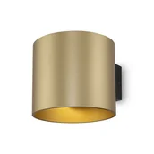 Lampy ścienne - Kinkiet ścienny Rond mosiężno-złoty 1xG9x50W wym: 8,8 x 10 x 10 cm aluminium IP20 Maytoni - miniaturka - grafika 1