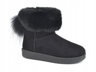 Buty dla dziewczynek - Kylie Crazy 1760203 buty dziecięce zimowe botki eskimoski roz.32- 19,5 cm - miniaturka - grafika 1