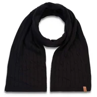 Apaszki i szaliki damskie - Czarny stylowy szalik damski brødrene s10 - miniaturka - grafika 1