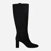 Kozaki damskie - Kozaki damskie zamszowe Geox D16QPD00021-C9999 40 Czarne (8050036769381). Kozaki damskie - miniaturka - grafika 1