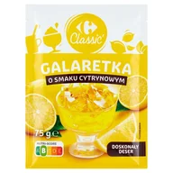 Dodatki do ciast w proszku - Carrefour Classic Galaretka o smaku cytrynowym 75 g - miniaturka - grafika 1