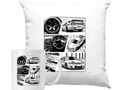 Gadżety dla niej i dla niego - ZESTAW PODUSZKA + KUBEK Samochód Dla Fana Pomysł na Prezent #2 - miniaturka - grafika 1