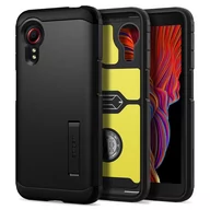 Etui i futerały do telefonów - Spigen Etui Tough Armor do Galaxy Xcover 5 Black - miniaturka - grafika 1