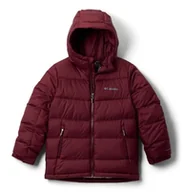 Kurtki i płaszcze dla chłopców - Columbia Młodzieżowa kurtka z kapturem Pike Lake 2, uniseks, kurtka puchowa z kapturem, bogate wino, XS - miniaturka - grafika 1