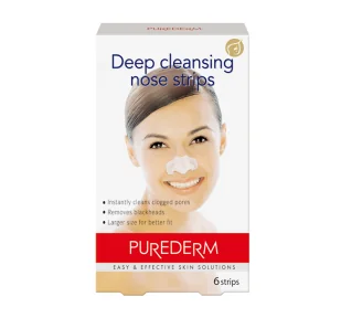 Purederm plastry na nos głęboko oczyszczające, 6 szt. - Maseczki do twarzy - miniaturka - grafika 1