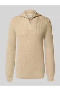 Bluza z kołnierzem i detalem z logo model DENO - Blend - Bluzy męskie - miniaturka - grafika 1
